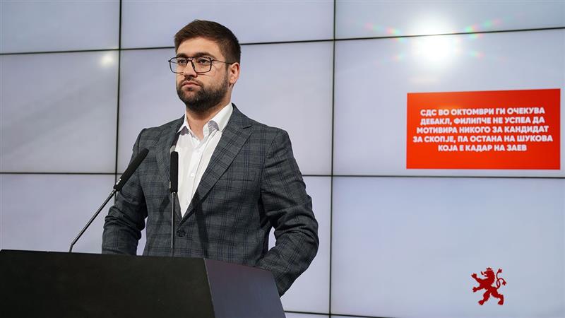 Манасиевски: СДС во октомври ги очекува дебакл, Филипче не успеа да мотивира никого за кандидат за Скопје