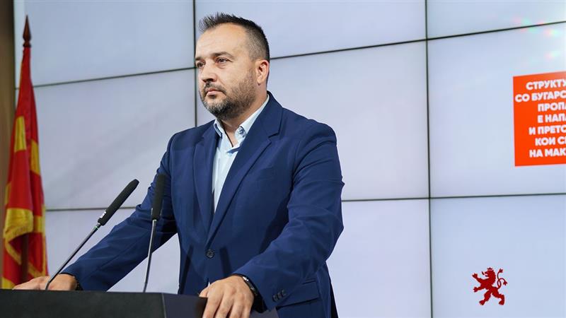 Лефков: Структури од СДС делуваат со бугарската антимакедонска пропаганда