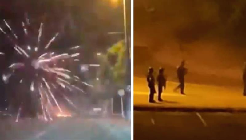 Насилство во Франција: Со метални прачки и молотови коктели напаѓаат граѓани и полицајци (ВИДЕО)