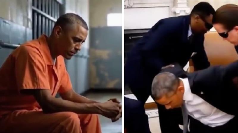 Трамп објави генерирана снимка од апсење на Обама (ВИДЕО)