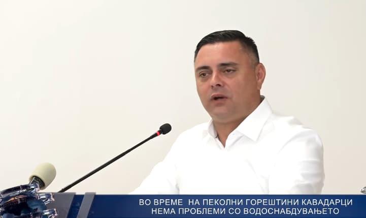Јанчев: Во време на пеколни горештини Кавадарци нема проблеми со водоснабдувањето