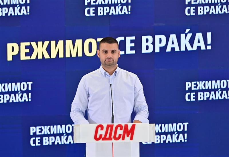 Димитријевиќ: Режим на дело, почнаа нарачаните кривични пријави против кандидатите на СДСМ
