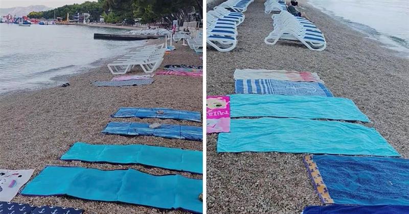 Србинка фотографирала плажа на Макарска во 7 наутро:„Дали ова ве фрустрира“?