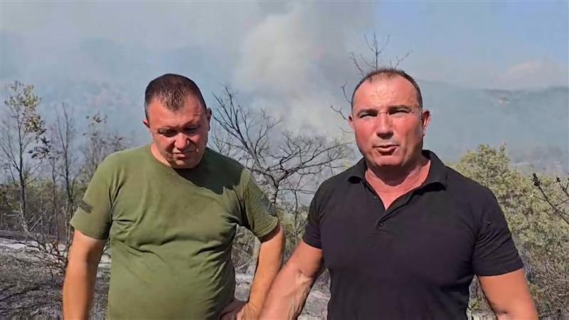 Анеглов: Пожарот на Готен не може да загрози ниту едно село, пожарот кај Желино постојано некој го потпалува