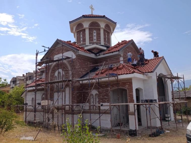 Во Кочани завршува изградбата на надворешниот дел од новата црква „Преображение на Господ Исус Христос“