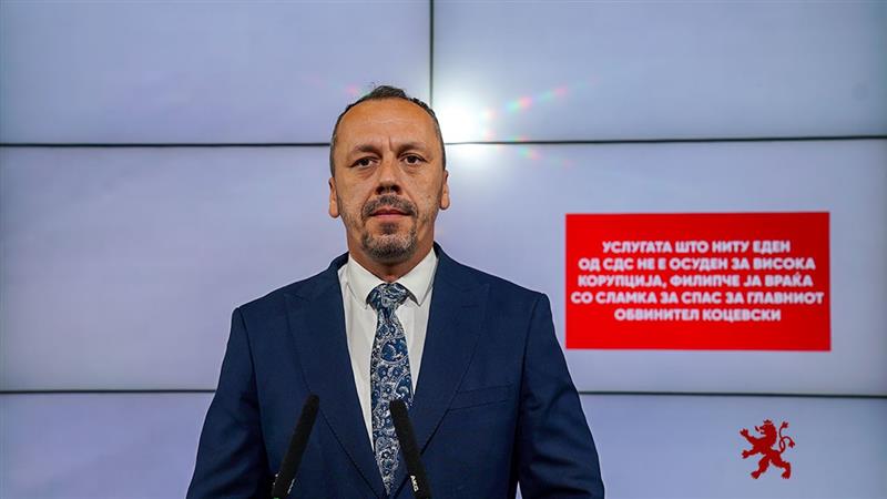 Петрушевски: СДС и ДУИ го штитат главниот обвинител Љупчо Коцевски