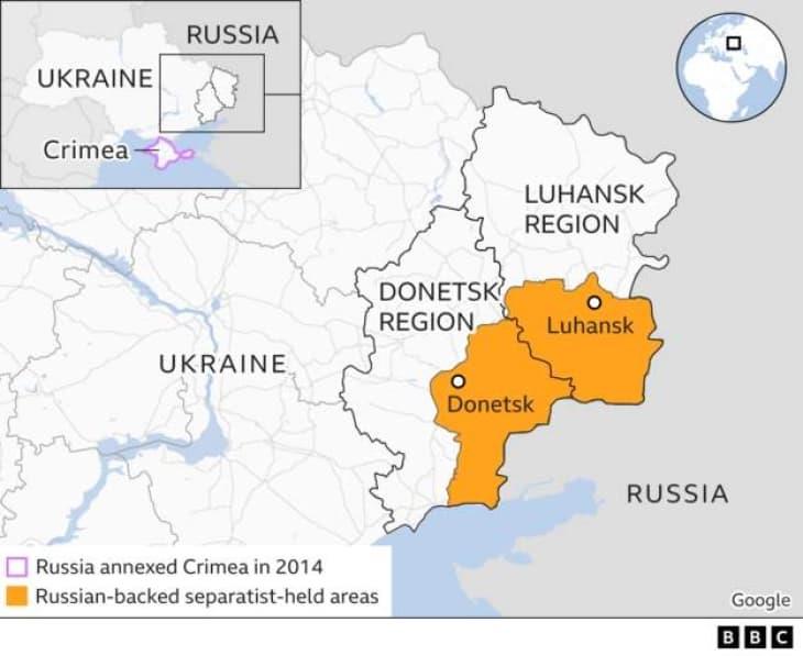Петмина убиени во украински напад во регионот Луганск