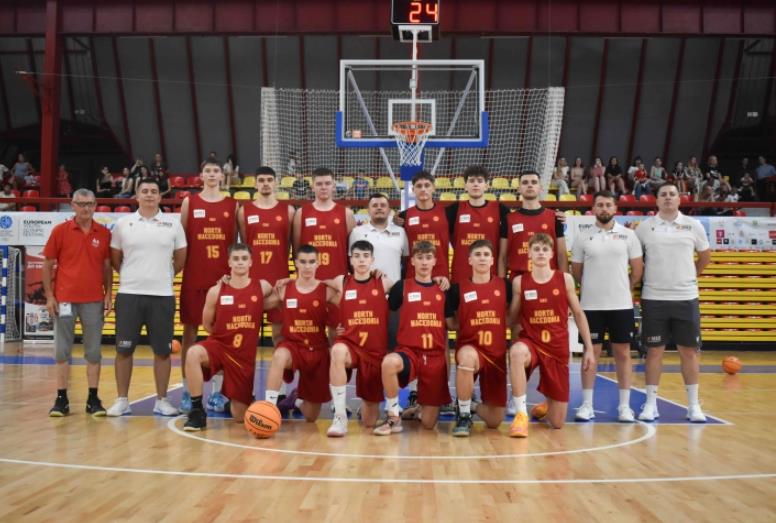 Кадетската кошаркарска репрезентација на Македонија - домаќин на ЕП Б дивизија