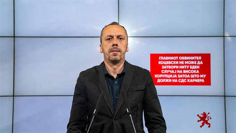 Петрушевски: Коцевски не може да затвори ниту еден случај на висока корупција затоа што му должи на СДС кариера