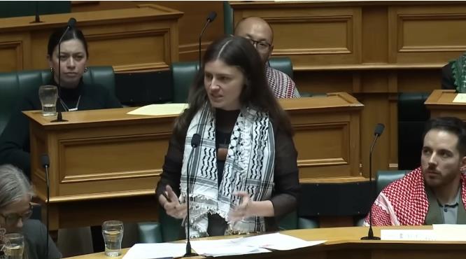 Новозеландска пратеничка исфрлена од Парламентот заради говор за Газа