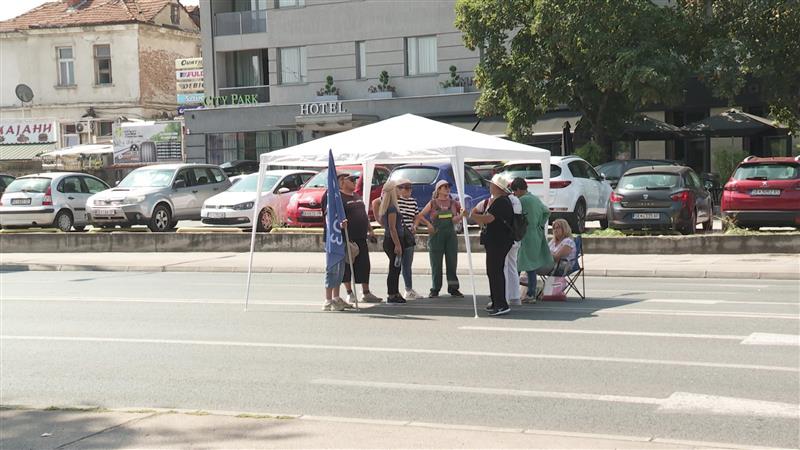 Нов протест на вработените во фирмите-ќерки на ЈП Паркови и зелнило