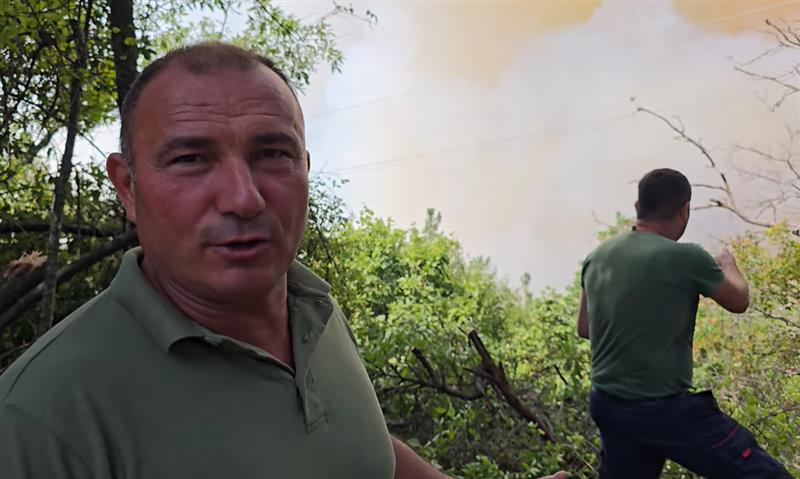 Ангелов: Спречено проширување на пожарот во „Јасен“