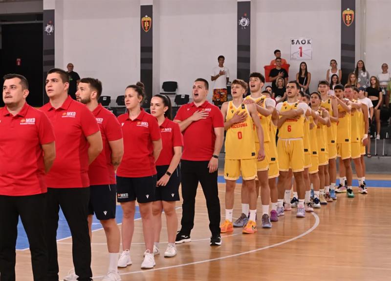 Македонската кошаркарска репрезентација заврши на 16. место на ЕП за кадети Б-дивизија
