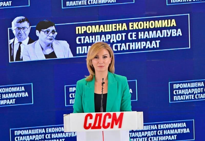 СДСМ: Животниот стандард паѓа, платите во Македонија се 35% од европскиот просек а цените над 60%