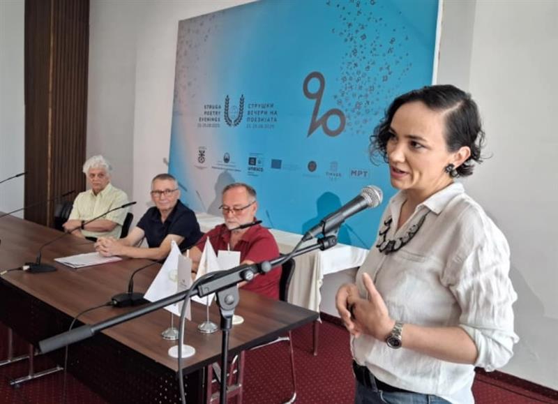 Збирката „Рајсфершулс“ на Јулијана Величковска добитник на наградата „Браќа Миладиновци“ на СВП 