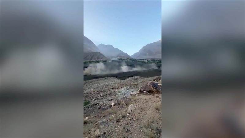 Во свлечиште во Пакистан се формира езеро долго 7 километри, се закануваа катастрофални поплави (ВИДЕО)