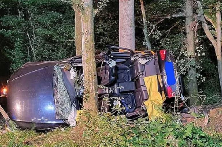 Две брачни двојки загинаа во Германија- со автомобилот се забиле во дрво (ВИДЕО)