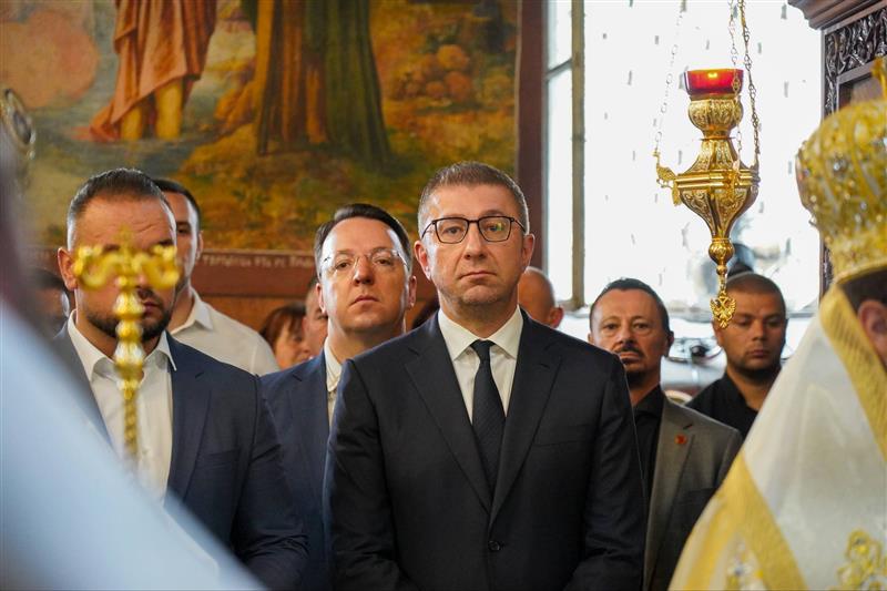 Премиерот Мицкоски го посети манастирот Свети Јоаким Осоговски
