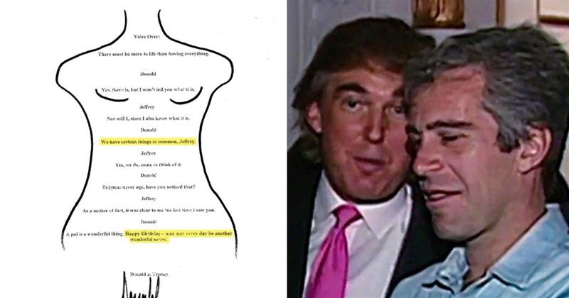 Демократите во Конгресот на САД објавија писмо кое Трамп наводно му го упатил на Епстајн 