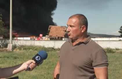 Ангелов: Пожарот ги зафати објектите на Ф - ГРУПАЦИЈА која се занимава со електронски отпад. 