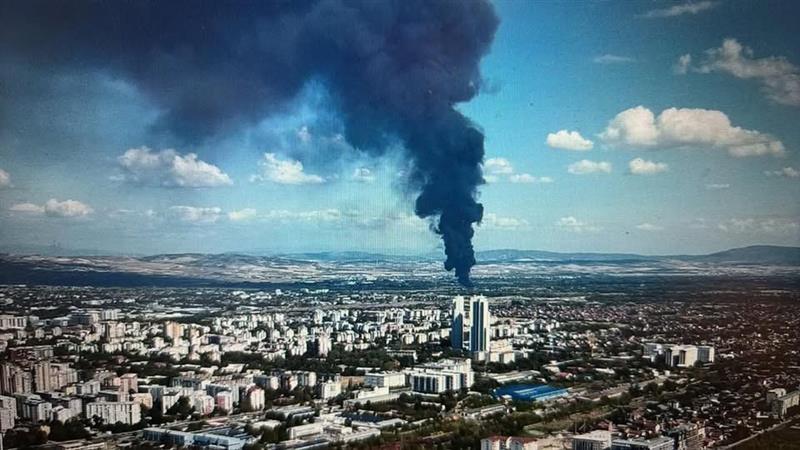 ОЈО Скопје презема дејствија во врска со пожарот во Трубарево