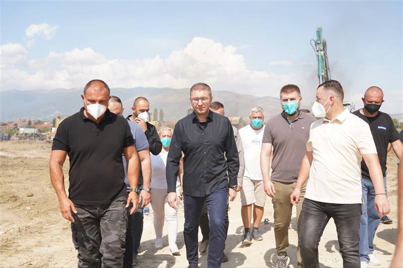Мицкоски ја посети „Дрисла“: Ситуацијата е стабилна