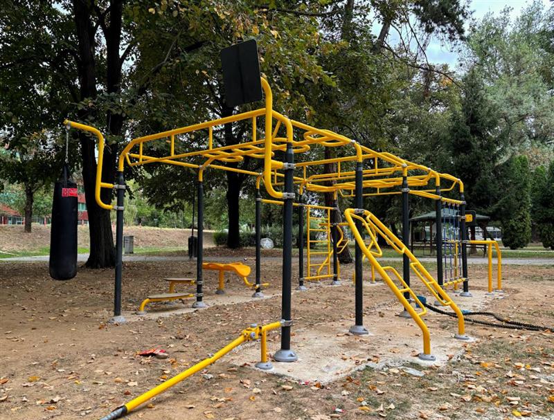 Нова теретана на отворено во „Парк на франкофонија“
