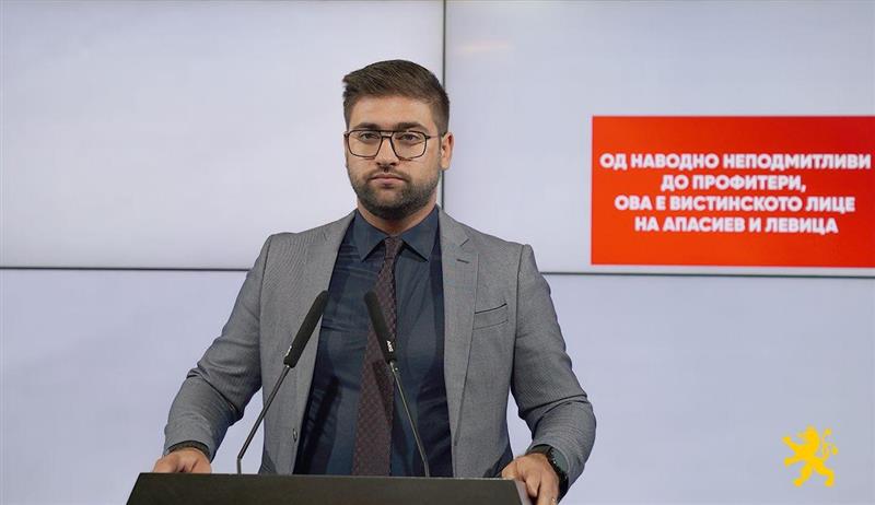 Манасиевски: Од наводно неподмитливи до профитери, ова е вистинското лице на Апасиев и Левица