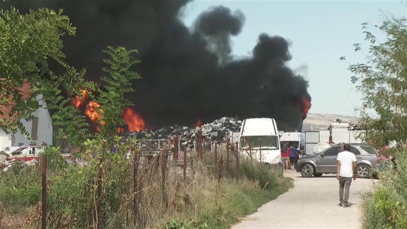 Екипи на ОЈО и МВР извршија увид по пожарот во Трубарево 