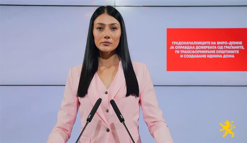 Андоновска: Градоначалниците на ВМРО-ДПМНЕ ја оправдаа довербата од граѓаните