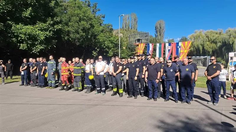 Доброволното противпожарно друштво Кочани со противпожарни игри одбележа четири години постоење