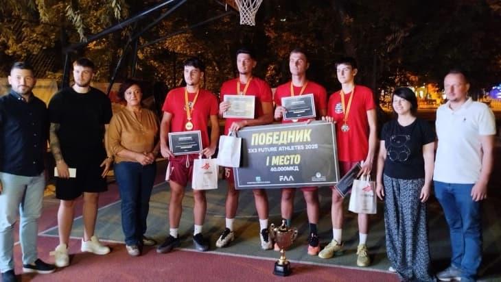 Црн Дрим победник на хуманитарниот турнир во баскет 3×3 во Кисела Вода