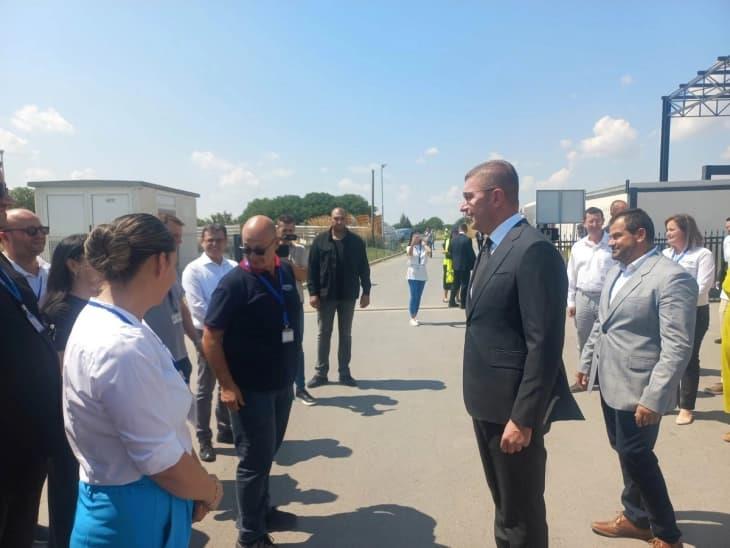 Мицкоски на поставување камен-темелник за Дом за стари лица во Зрновци