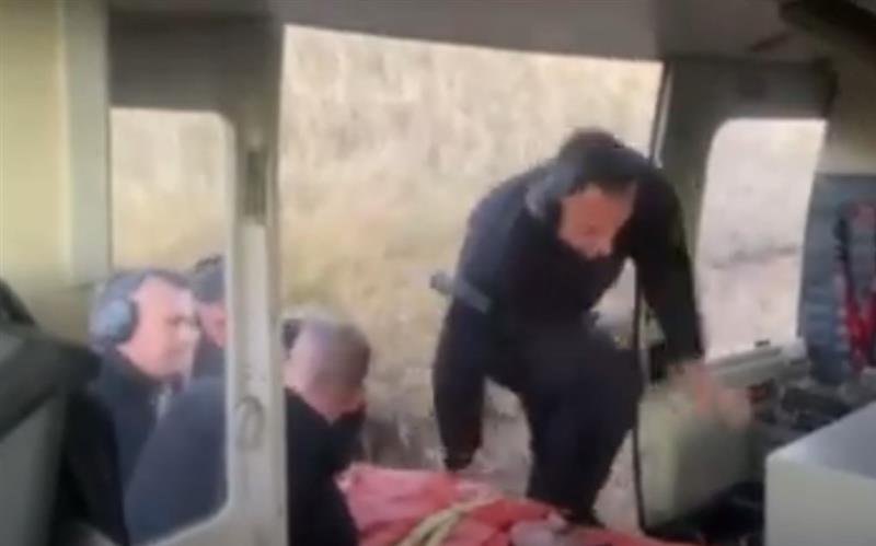 Видео: Полициски службеници спасија повредено лице на Шар Планина
