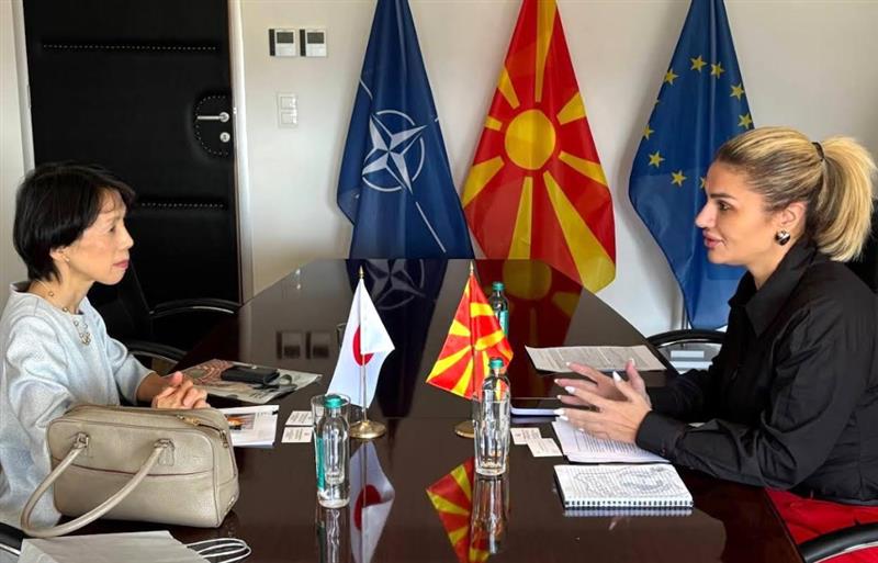Трајков-Кавахара: Јапонија ја истакна поддршката за економски и просперитетен развој на нашата земја 