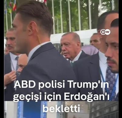 Видео: И Ердоган „жртва“ на протоколот на Трамп, принуден да чека на улиците на Њујорк