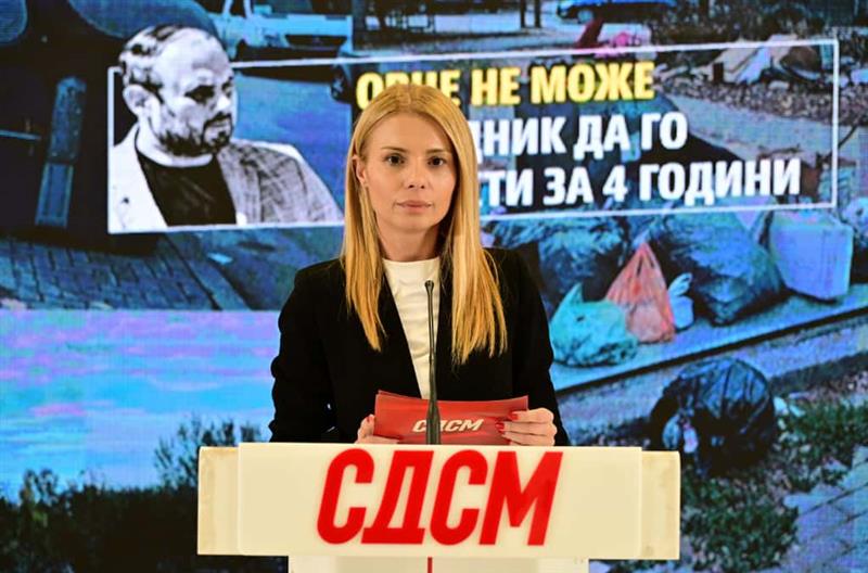 СДСМ: Орце не може да исчисти ниту „Расадник“, лаже дека ќе исчисти цело Скопје за 72 часа
