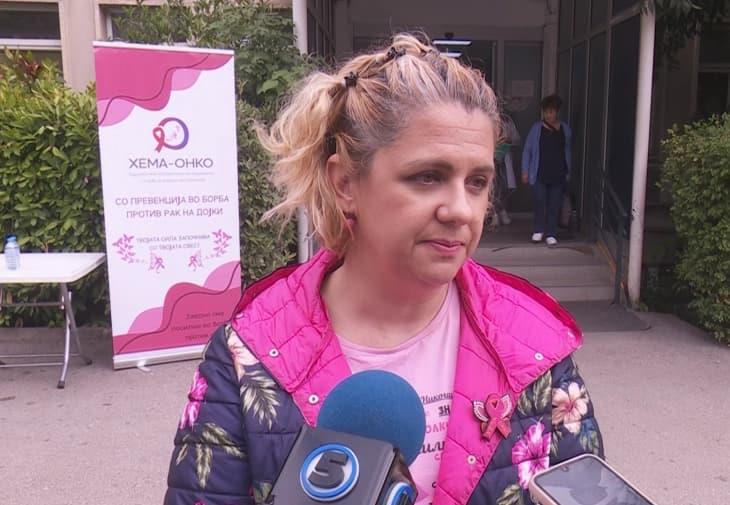 Марјановиќ: Пациентките со рак на дојка се соочуваат со повеќе проблеми, пари за терапија има ама треба да се менува начинот на набавка