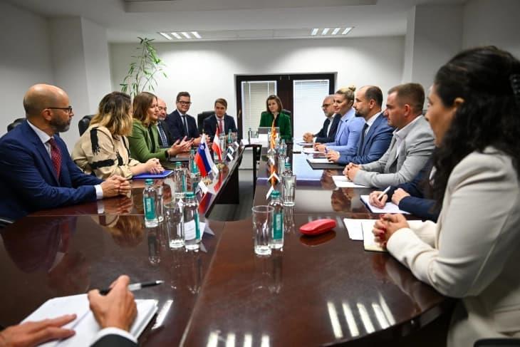 Муртезани домаќин на Плаколм и Грашиќ: Гласна поддршка за нашата европска иднина од Австрија и од Словенија