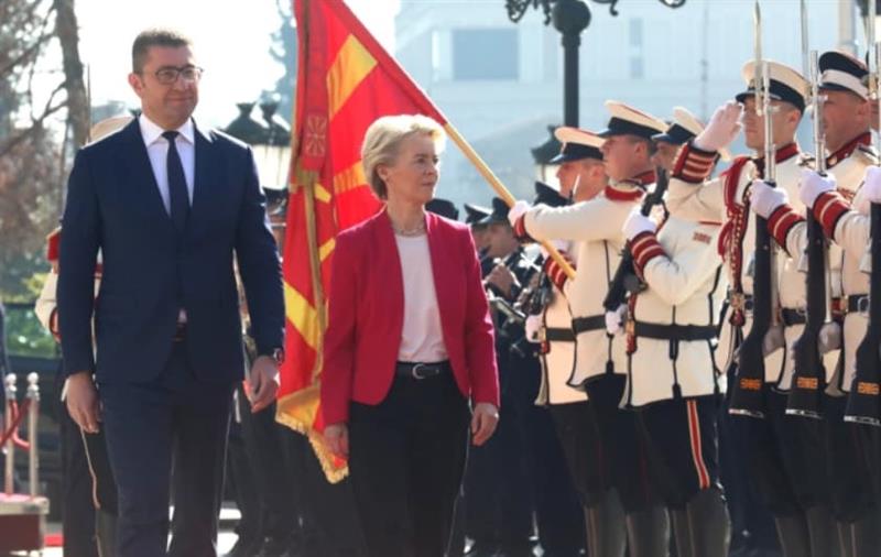 Фон дер Лајен следната недела на турнеја низ Западниот Балкан, в среда ќе престојува во Скопје 