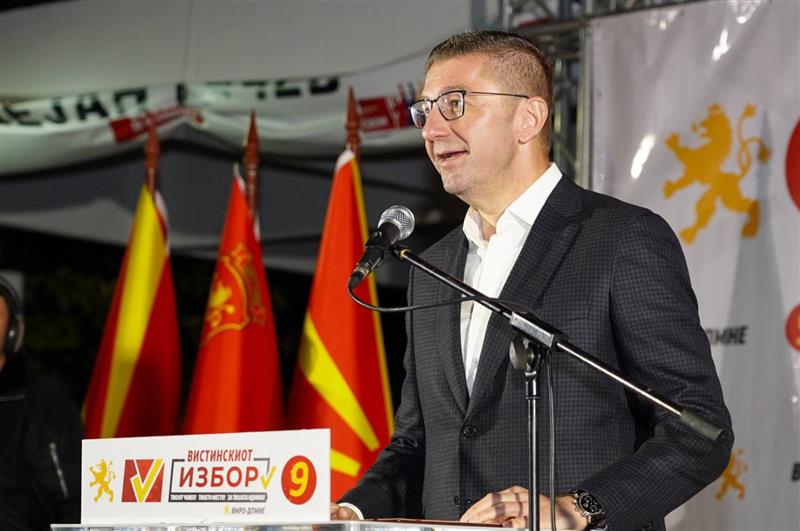 Мицкоски: До тоа дереџе дојде СДСМ, да прави пактови со лица на црни листи, да се сојузува со Левица, да сe надева на ДУИ
