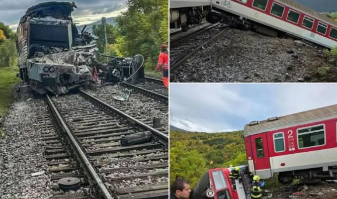 Стотина повредени во страшен судир на два воза во Словачка