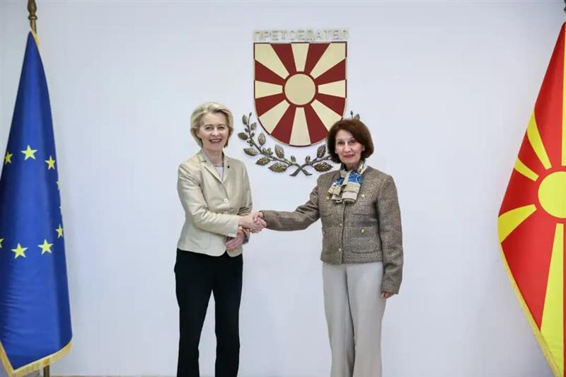 Средба на Сиљановска-Давкова со Фон дер Лајен