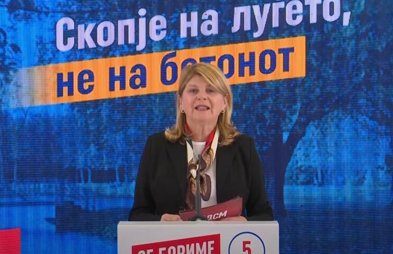 Шукова: Скопје мора да се врати на луѓето град по мерка на човекот, не на автомобилите