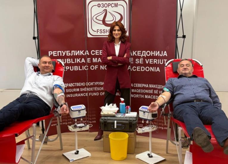 Крводарителска акција „Фондовско срце“ по повод 25-годишниот јубилеј од функционирањето на ФЗО