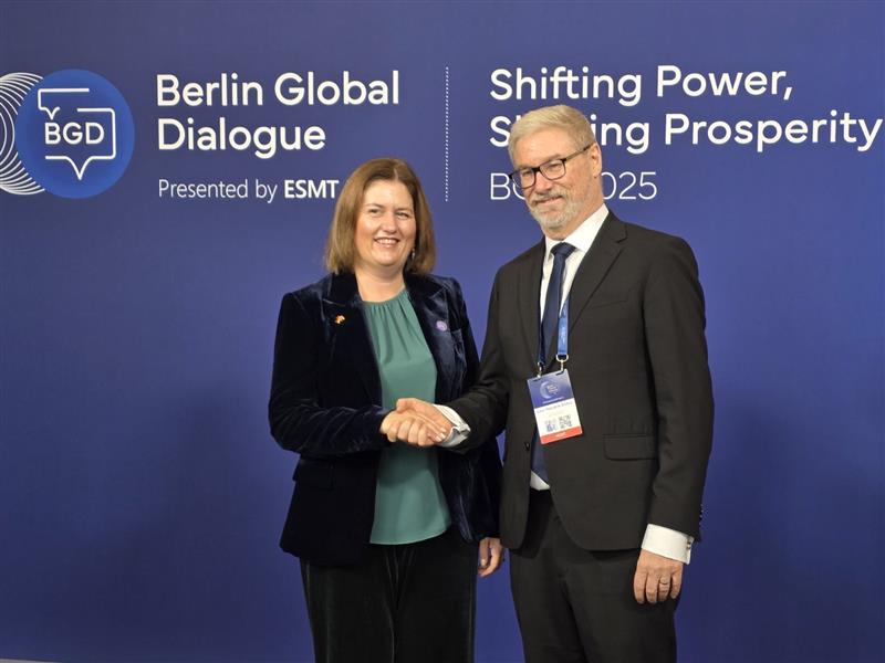 Божиновска на Berlin Global Dialogue: Зависноста од еден извор е ризик од минатото