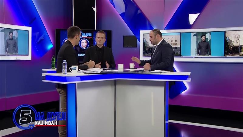 Во вжештена атмосфера помина првото тв соочување на Ѓорѓиевски и Мециновиќ