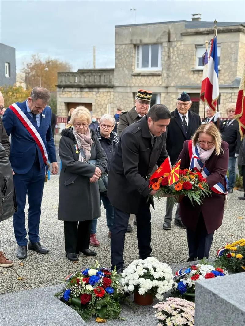 Традиционална комеморација на загинати 33 македонски борци под француско знаме на македонски фронт 1914-1918 во Коломбел