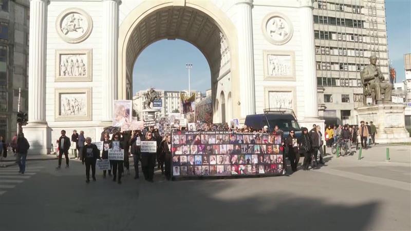 Марш на ангелите во Скопје: Да ја истераме правдата заедно, не бараме тишина, бараме вистина и одговорност