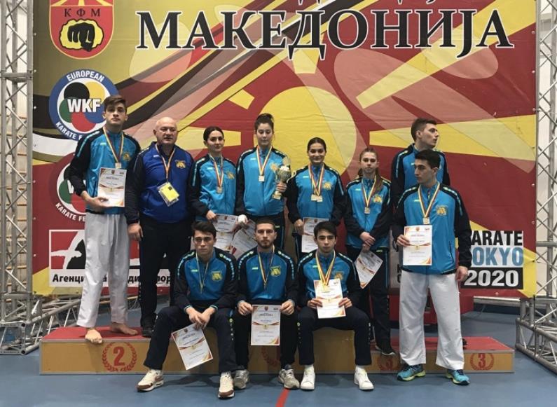Макпетрол е најтрофеен карате-клуб на Балканските шампионати